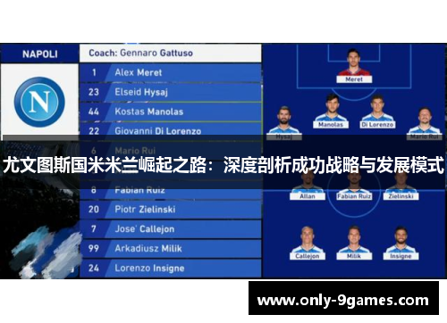 尤文图斯国米米兰崛起之路：深度剖析成功战略与发展模式