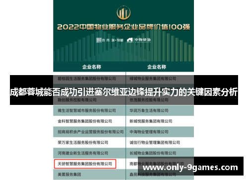 成都蓉城能否成功引进塞尔维亚边锋提升实力的关键因素分析